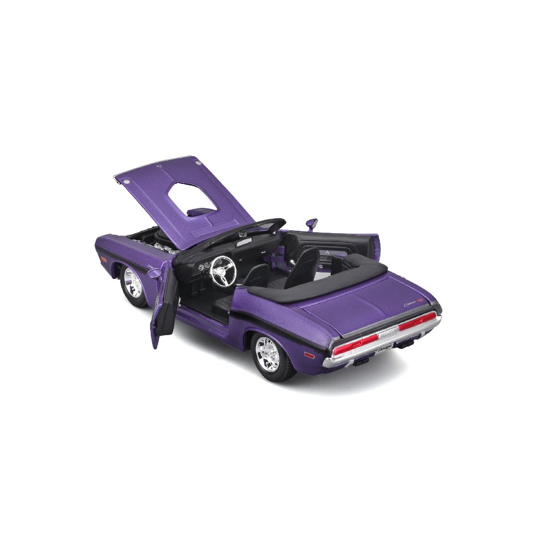 Maisto 1/24 SE 1970 Dodge Challenger R/T Convertible - Purple