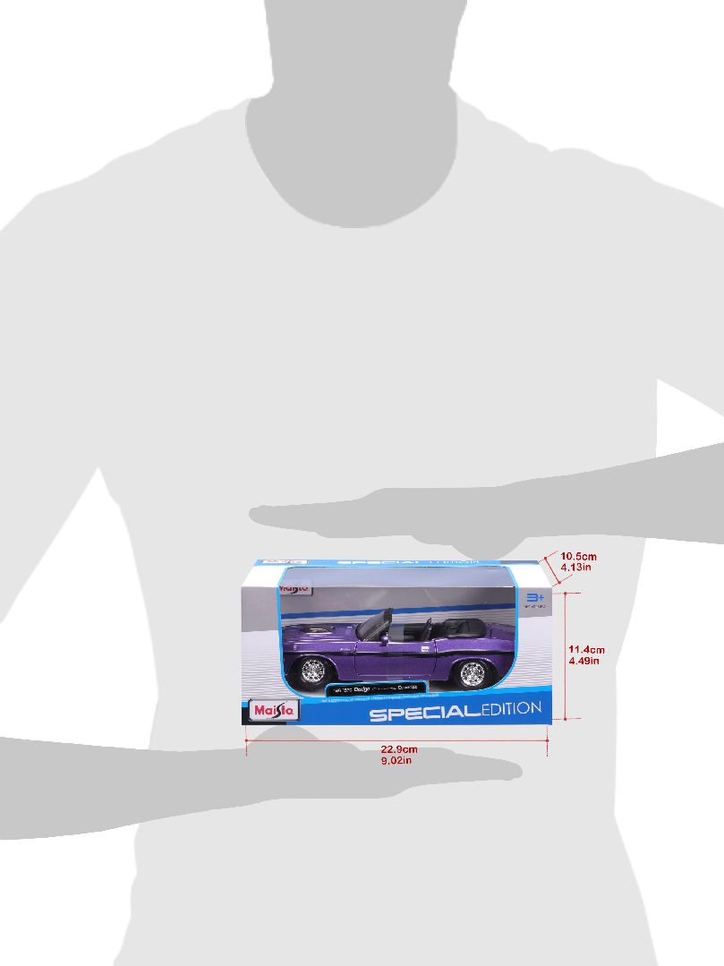 Maisto 1/24 SE 1970 Dodge Challenger R/T Convertible - Purple