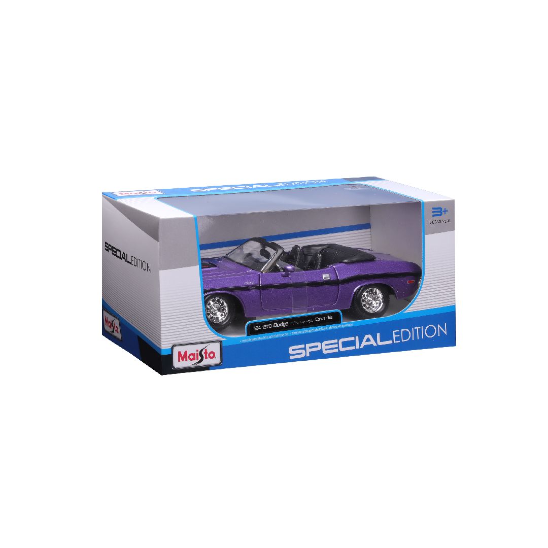 Maisto 1/24 SE 1970 Dodge Challenger R/T Convertible - Purple