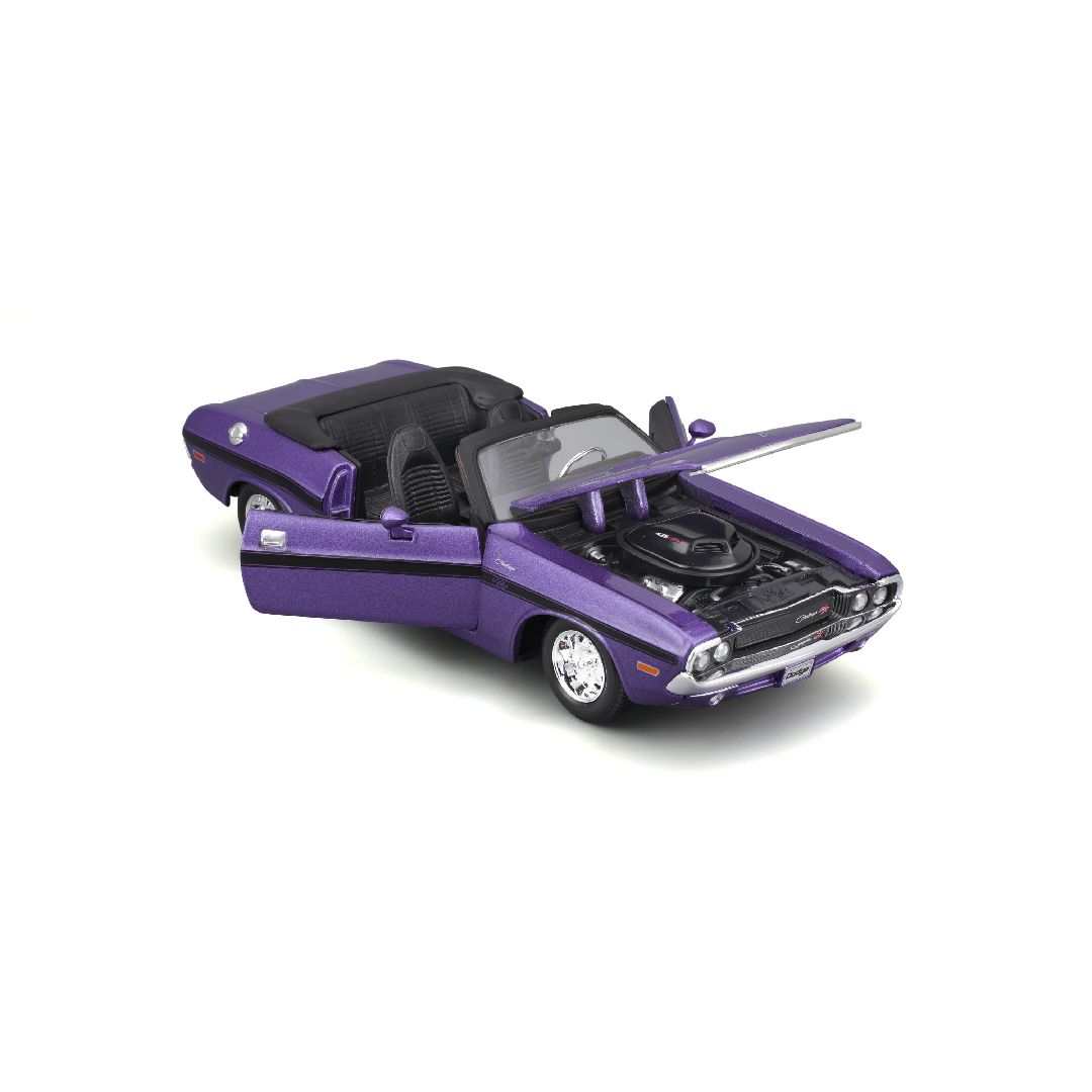 Maisto 1/24 SE 1970 Dodge Challenger R/T Convertible - Purple