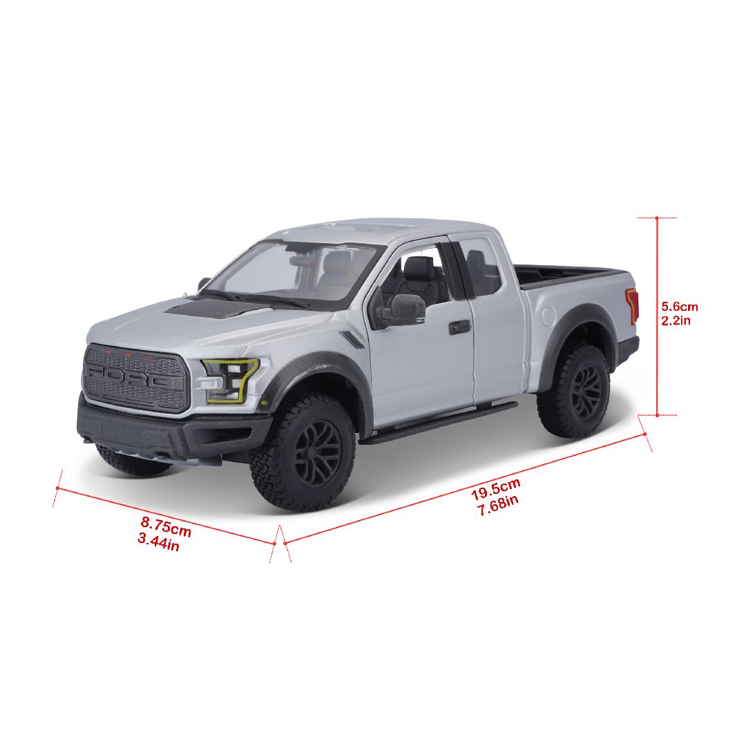 Maisto 1/24 SE Trucks 2017 Ford F150 Raptor - Metallic Grey