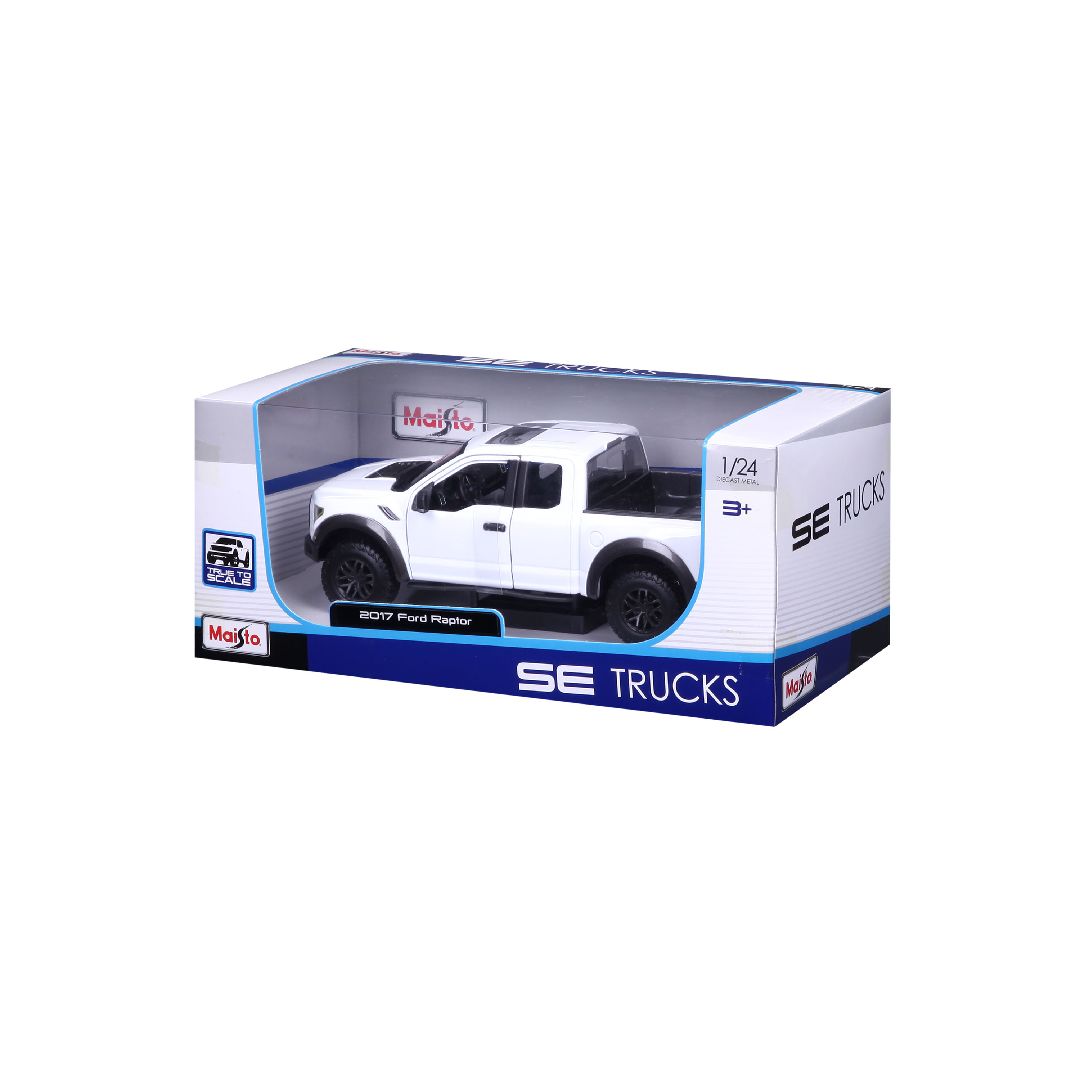 Maisto 1/24 SE Trucks 2017 Ford F150 Raptor - White