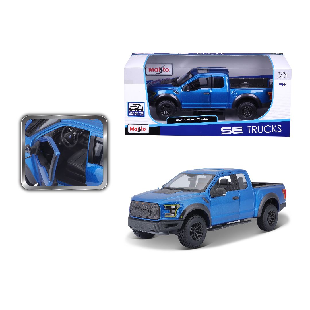 Maisto 1/24 SE Trucks 2017 Ford F150 Raptor (Blue)