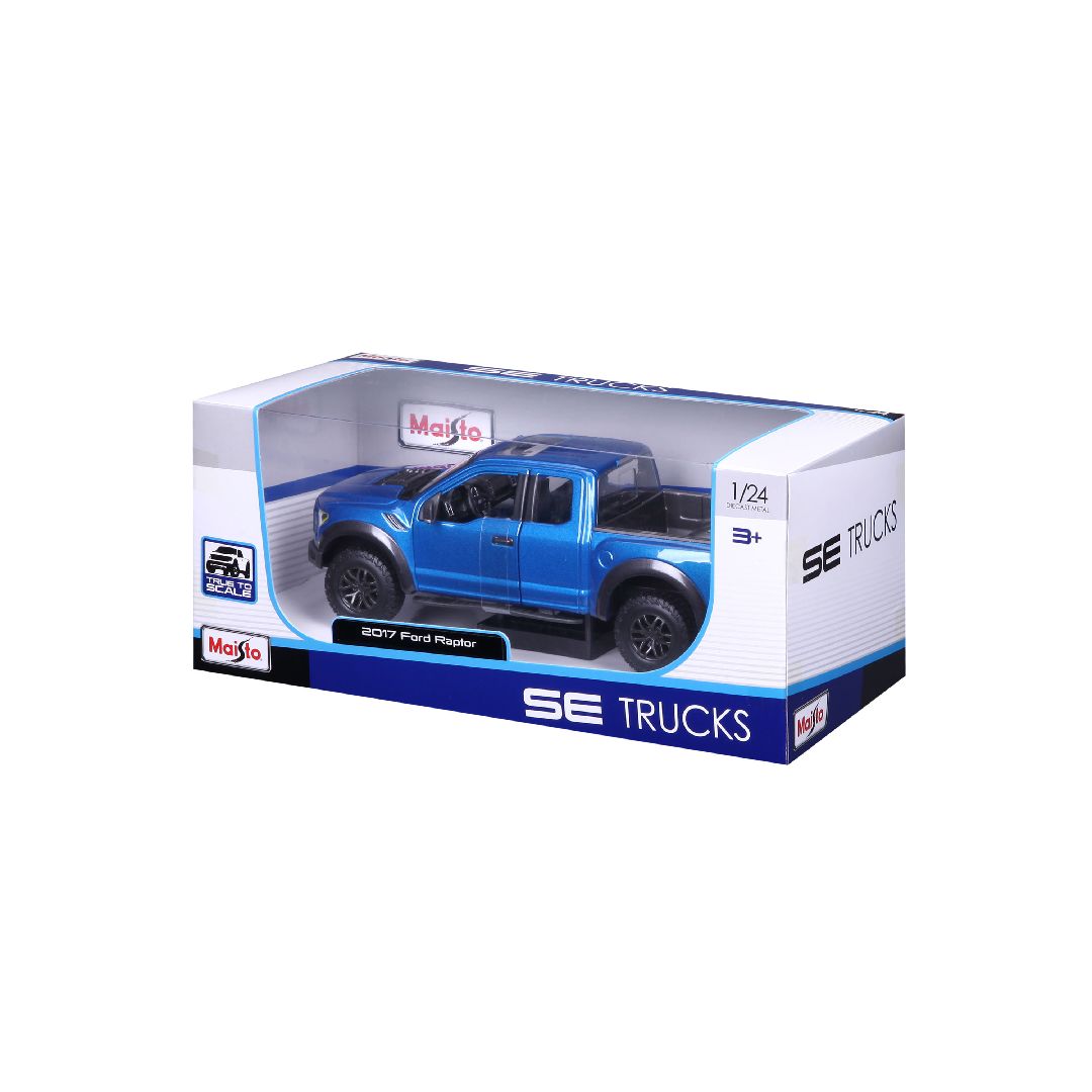 Maisto 1/24 SE Trucks 2017 Ford F150 Raptor (Blue)