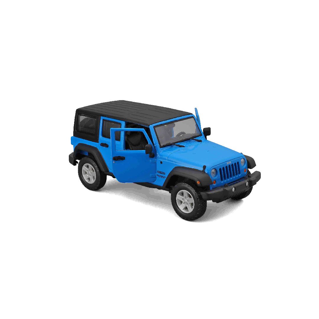 Maisto 1/24 SE Trucks 2015 Wrangler Unlimited - Blue/White