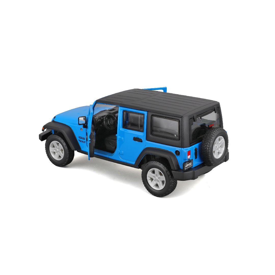 Maisto 1/24 SE Trucks 2015 Wrangler Unlimited - Blue/White