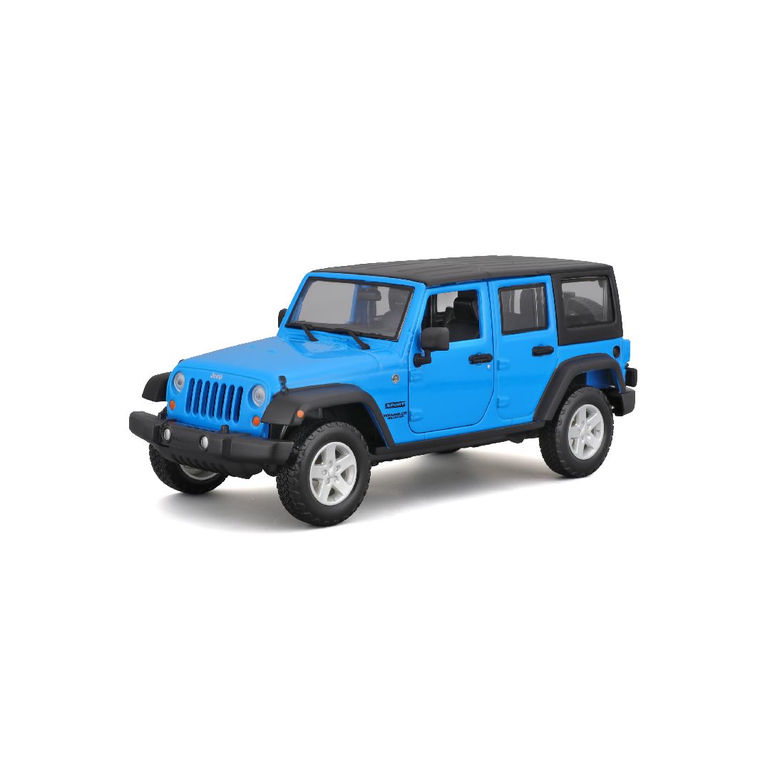 Maisto 1/24 SE Trucks 2015 Wrangler Unlimited - Blue/White