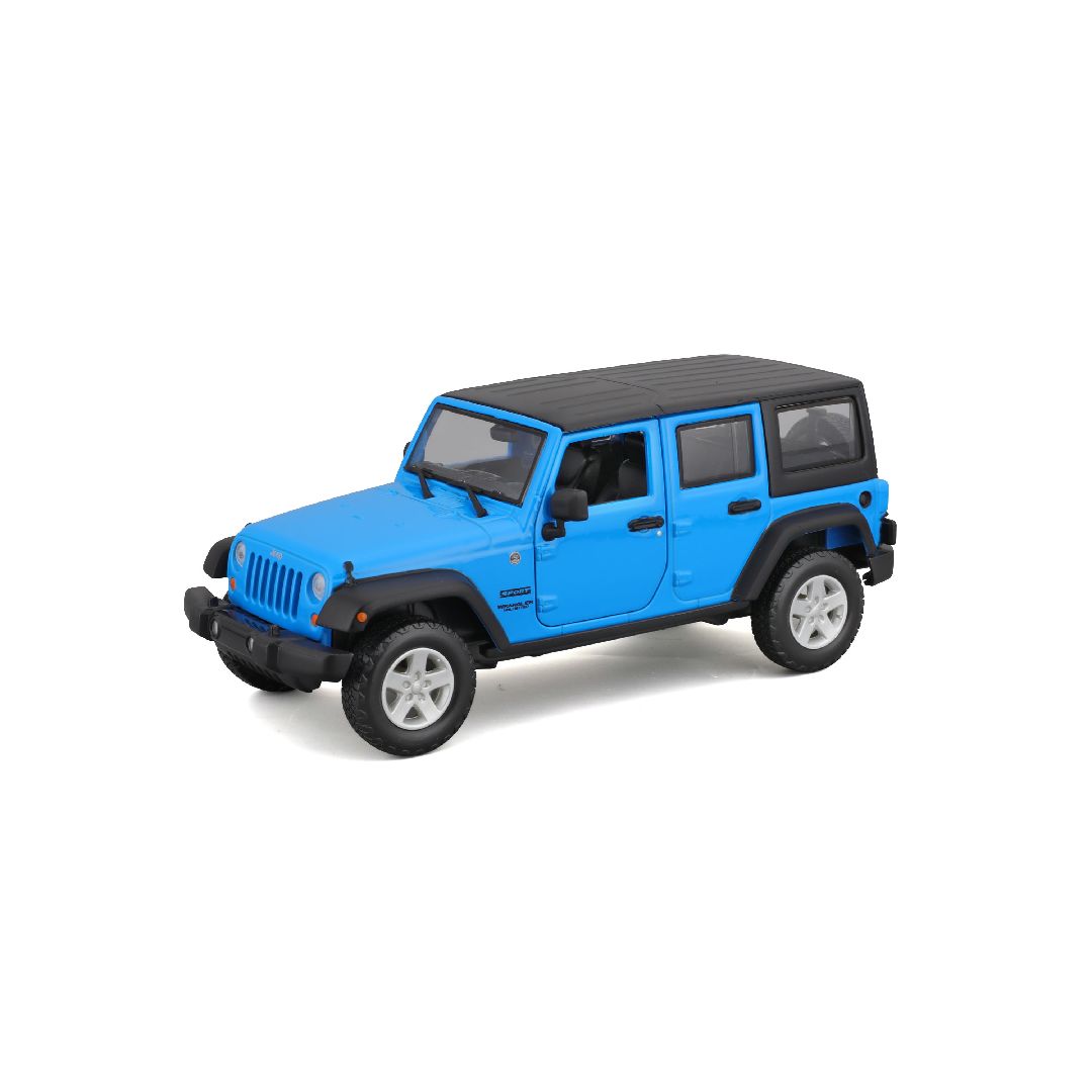 Maisto 1/24 SE Trucks 2015 Wrangler Unlimited - Blue/White