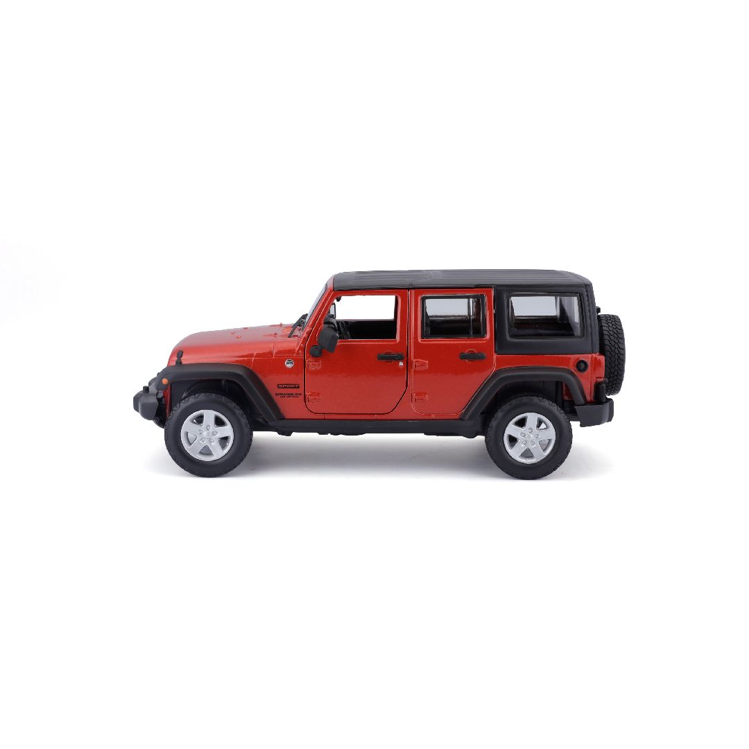 Maisto 1/24 SE Trucks 2015 Wrangler Unlimited - Metallic Orange