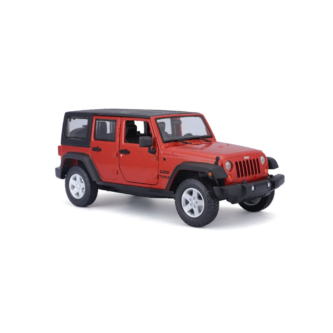 Maisto 1/24 SE Trucks 2015 Wrangler Unlimited - Metallic Orange