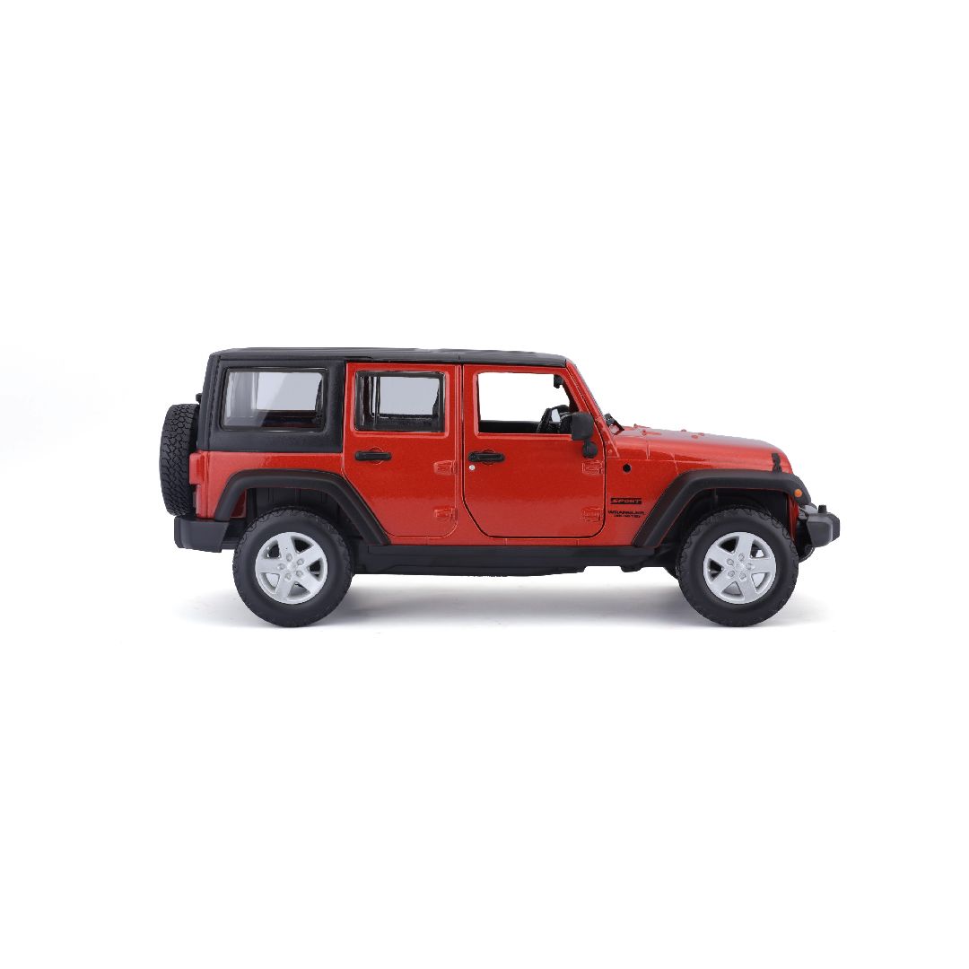 Maisto 1/24 SE Trucks 2015 Wrangler Unlimited - Metallic Orange