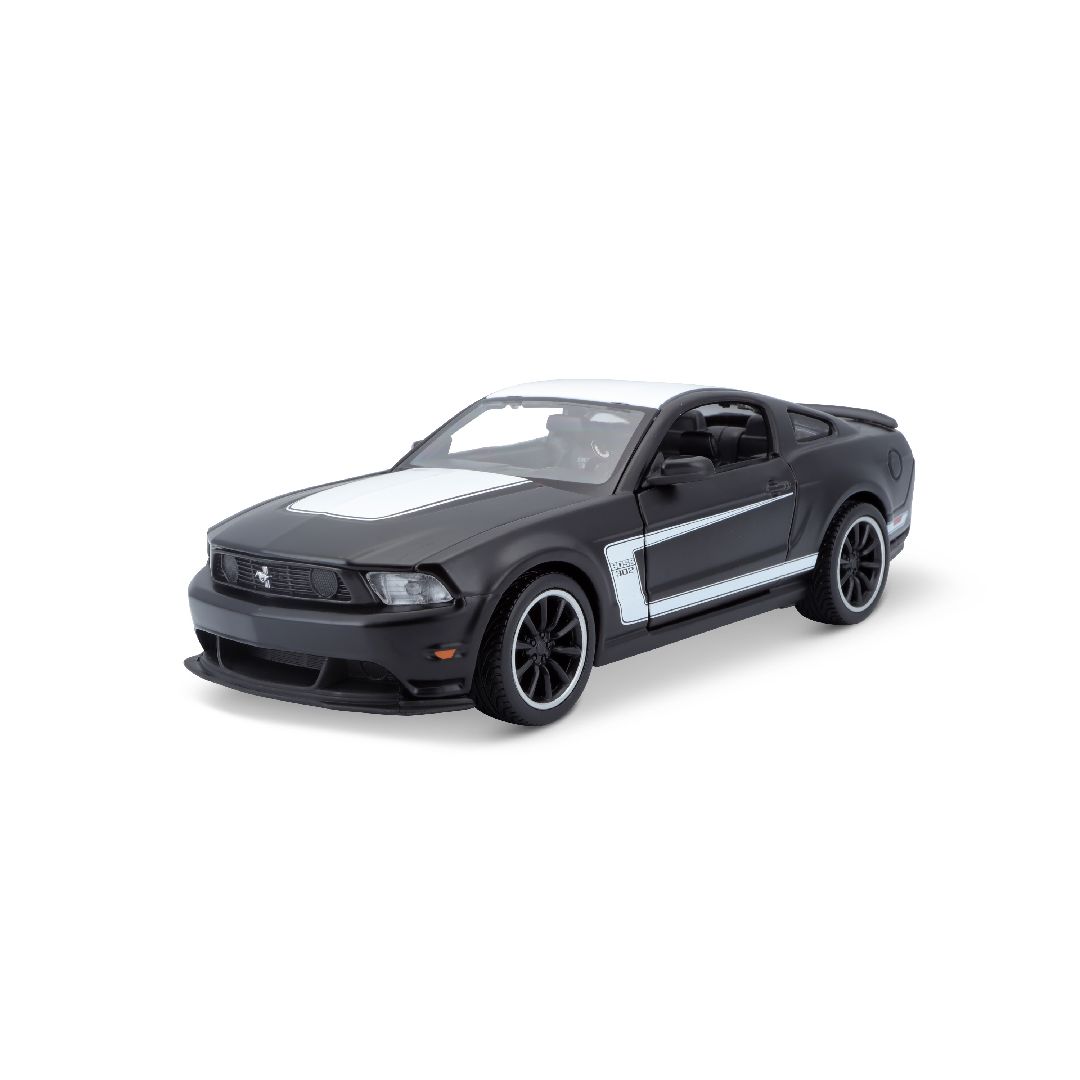 Maisto 1/24 SE 2012 Ford Mustang Boss 302 - Matte Black