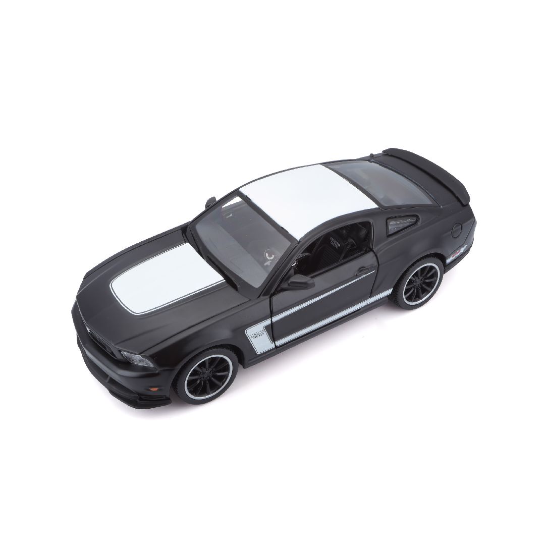 Maisto 1/24 SE 2012 Ford Mustang Boss 302 - Matte Black