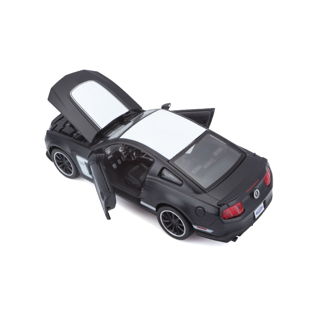 Maisto 1/24 SE 2012 Ford Mustang Boss 302 - Matte Black