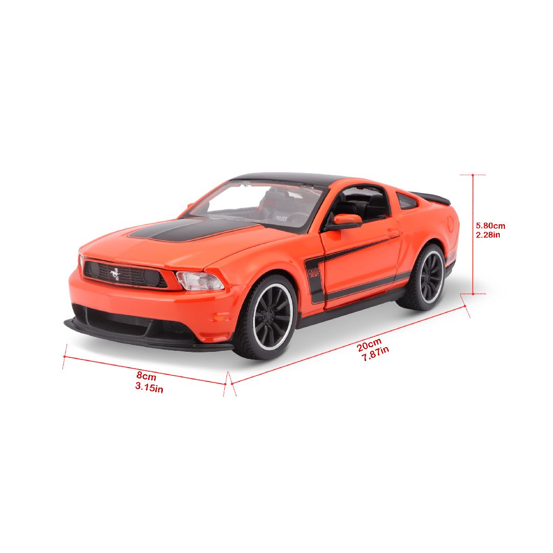 Maisto 1/24 SE 2012 Ford Mustang Boss 302 - Orange