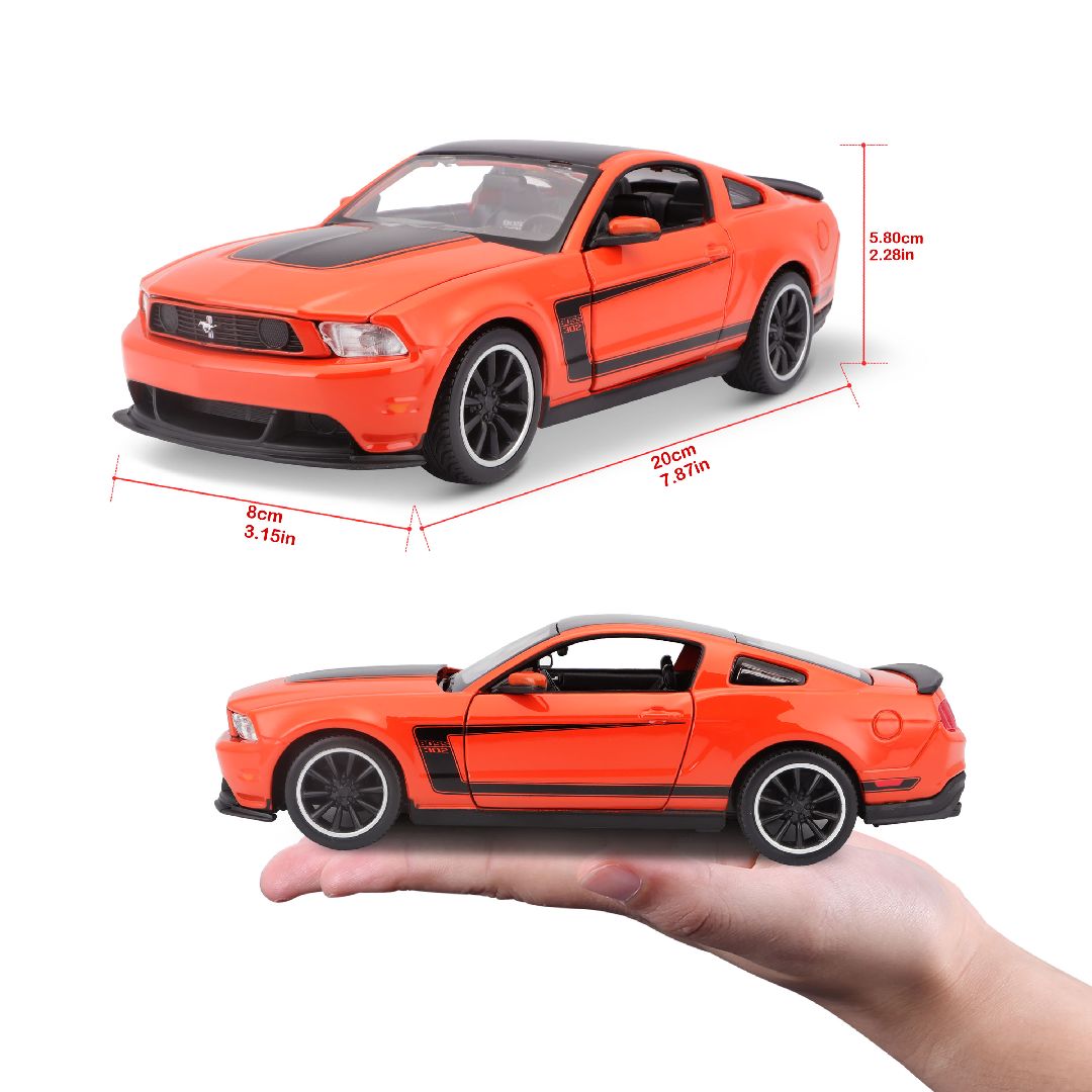 Maisto 1/24 SE 2012 Ford Mustang Boss 302 - Orange
