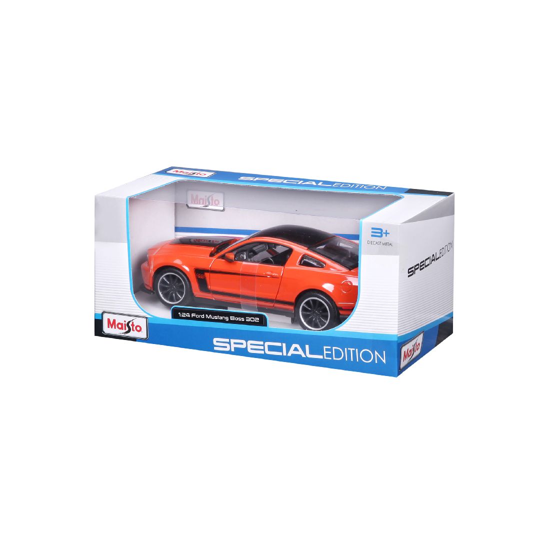 Maisto 1/24 SE 2012 Ford Mustang Boss 302 - Orange