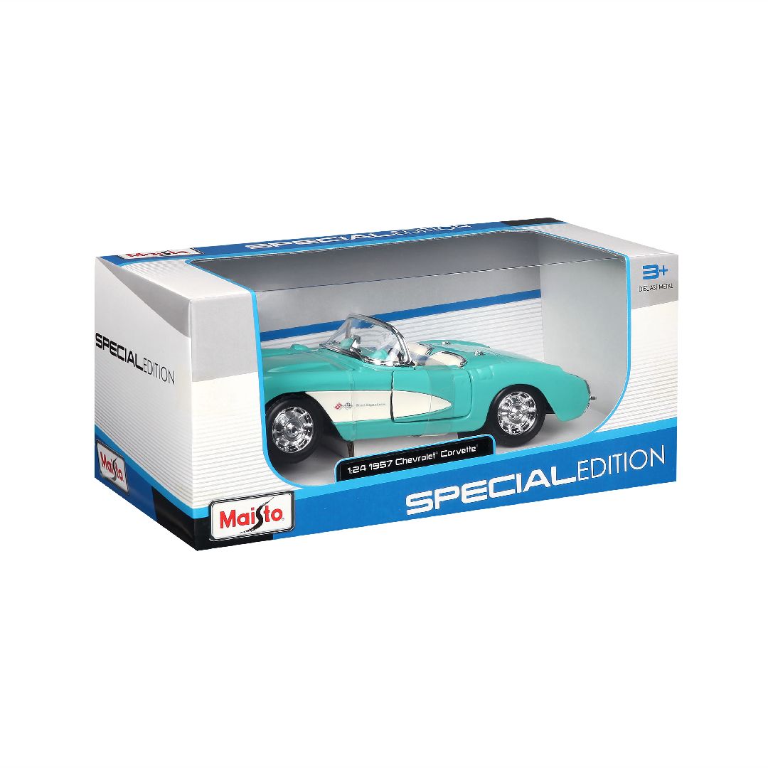 Maisto 1/24 SE 1957 Chevrolet Corvette (Turquoise)