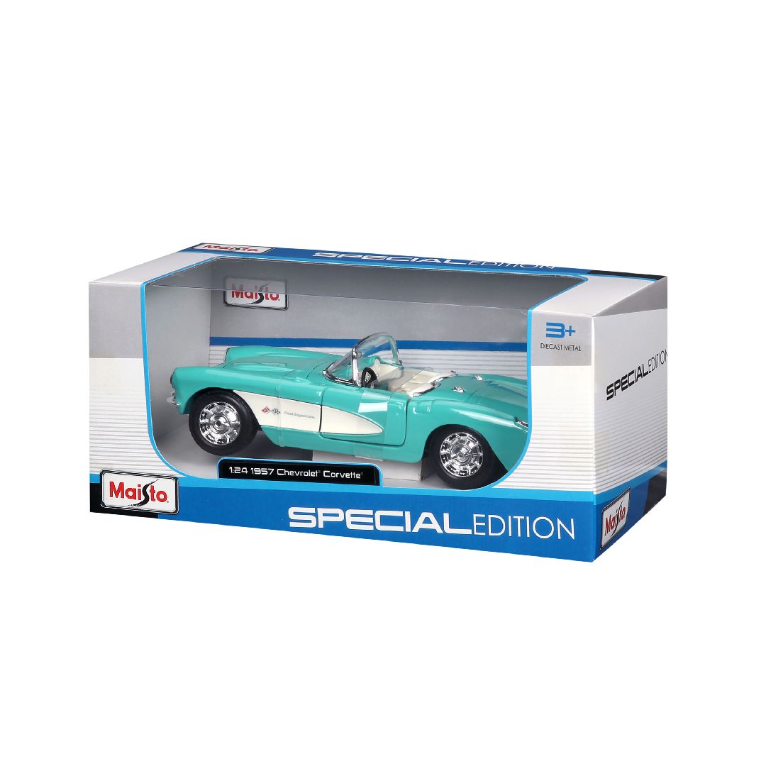 Maisto 1/24 SE 1957 Chevrolet Corvette (Turquoise)