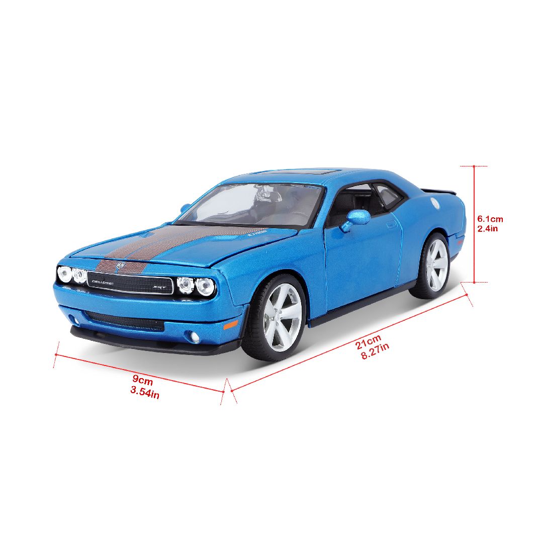 Maisto 1/24 SE 2008 Dodge Challenger SRT8 (Metallic Blue)