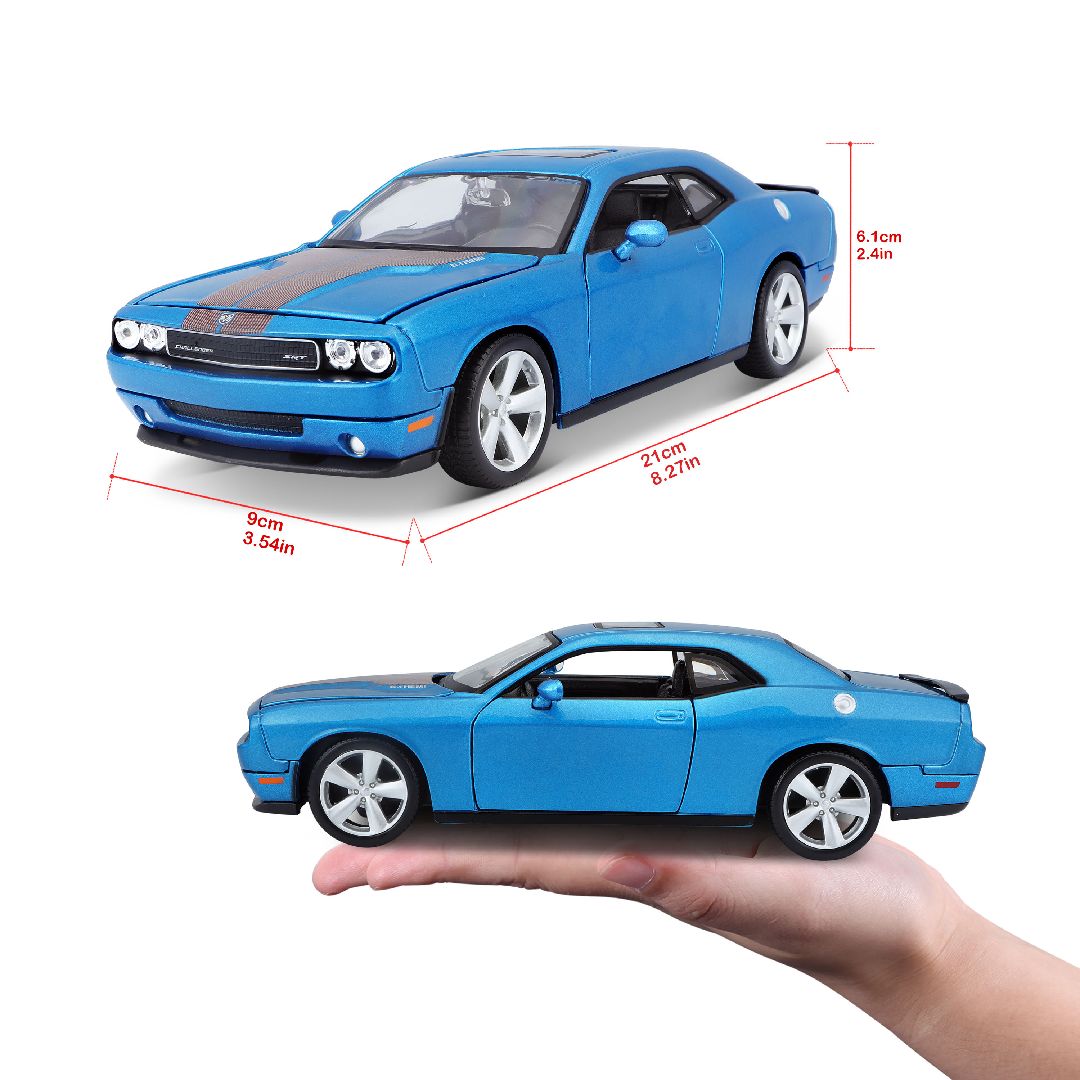 Maisto 1/24 SE 2008 Dodge Challenger SRT8 (Metallic Blue)