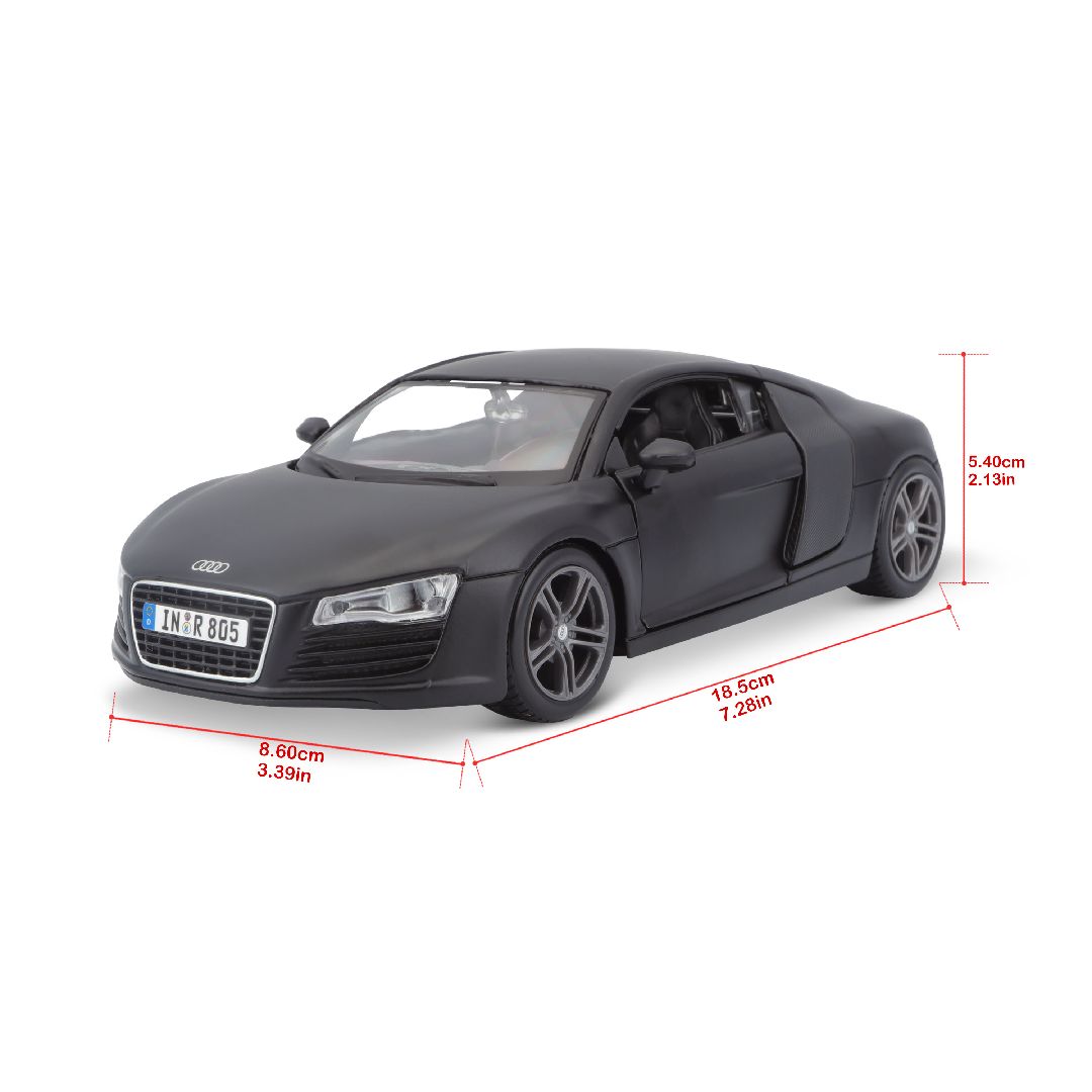 Maisto 1/24 SE Audi R8 - Matte Black