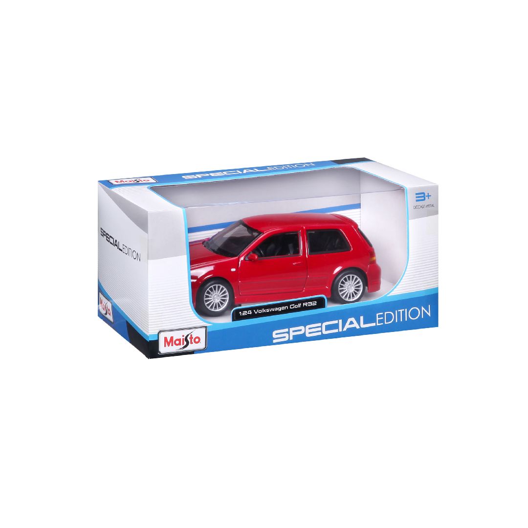 Maisto 1/24 SE Volkswagen Golf R32 - Red