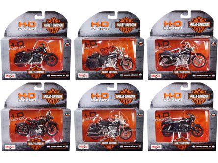 Maisto 1/18 H-D Motorcycles, Series 41 (12 Pack)