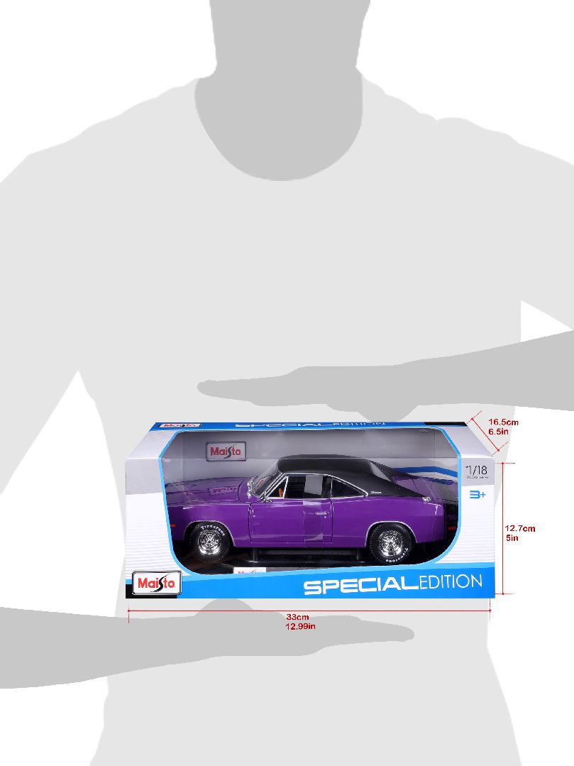 Maisto 1/18 SE 1969 Dodge Charger - Purple