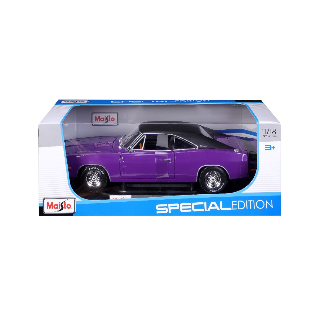 Maisto 1/18 SE 1969 Dodge Charger - Purple