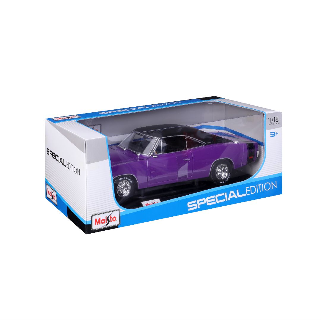 Maisto 1/18 SE 1969 Dodge Charger - Purple