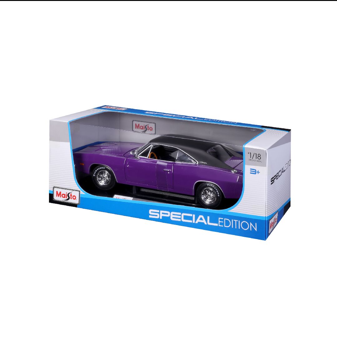 Maisto 1/18 SE 1969 Dodge Charger - Purple