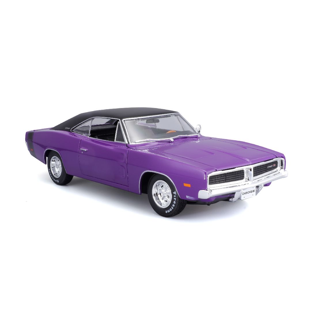 Maisto 1/18 SE 1969 Dodge Charger - Purple