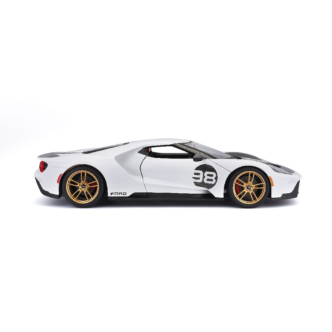 Maisto 1/18 SE 2021 GT Heritage Series - White/Black/Red#98
