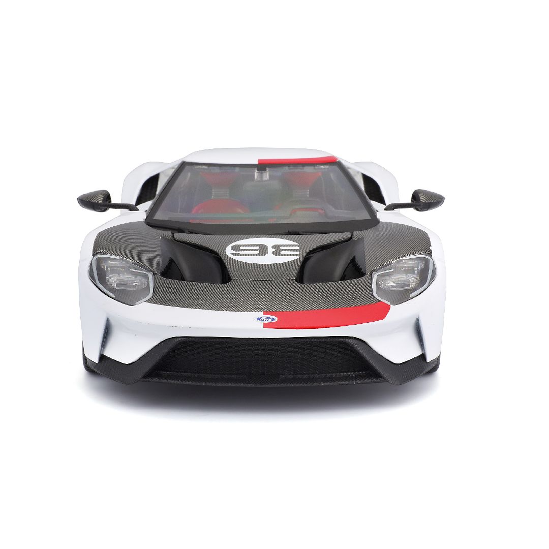 Maisto 1/18 SE 2021 GT Heritage Series - White/Black/Red#98