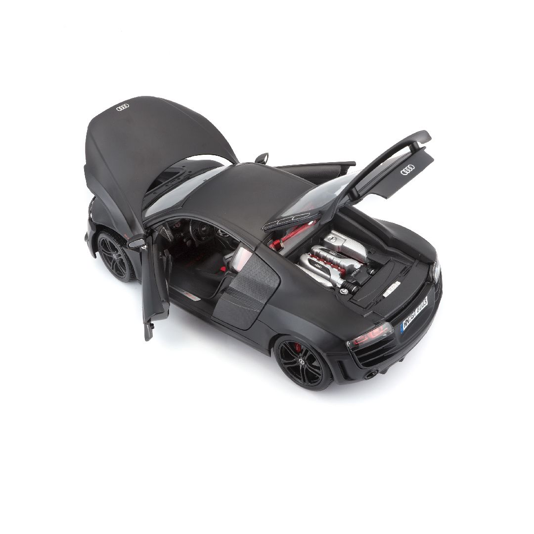 Maisto 1/18 SE 2011 Audi R8 GT - Stealth Black