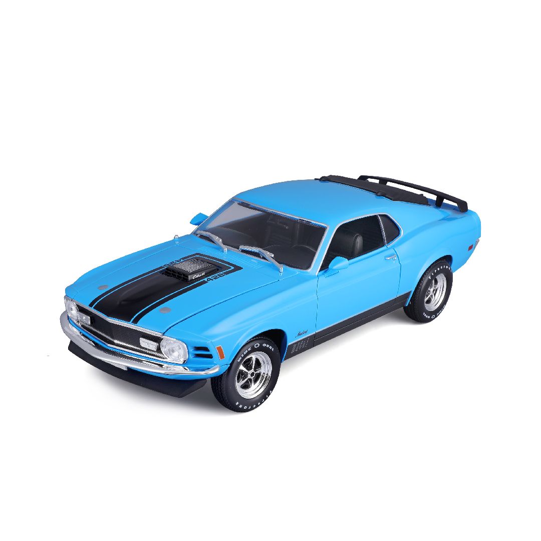 Maisto 1/18 SE 1970 Ford Mustang Mach 1 - Blue