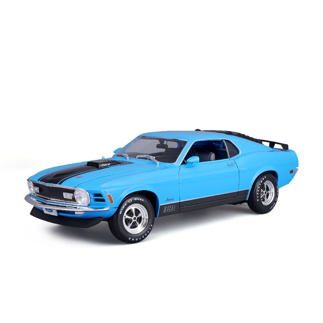 Maisto 1/18 SE 1970 Ford Mustang Mach 1 - Blue