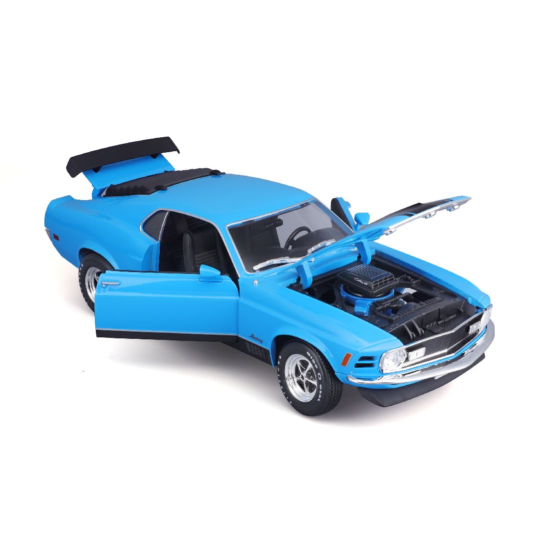 Maisto 1/18 SE 1970 Ford Mustang Mach 1 - Blue