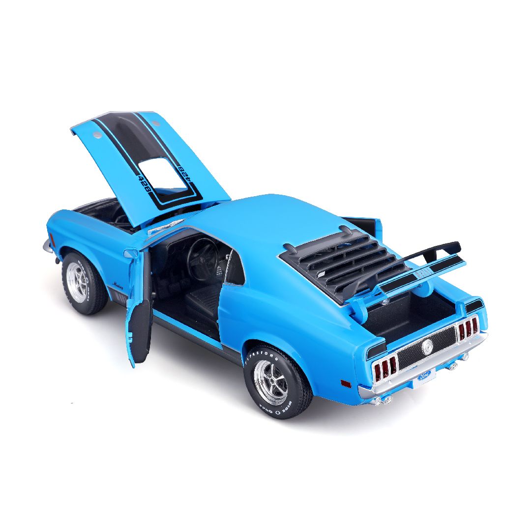 Maisto 1/18 SE 1970 Ford Mustang Mach 1 - Blue
