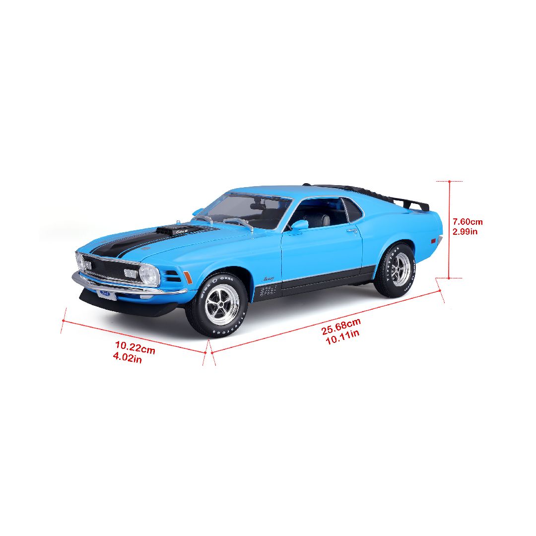 Maisto 1/18 SE 1970 Ford Mustang Mach 1 - Blue