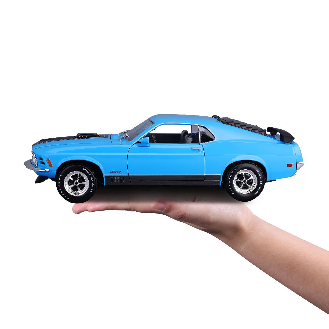Maisto 1/18 SE 1970 Ford Mustang Mach 1 - Blue