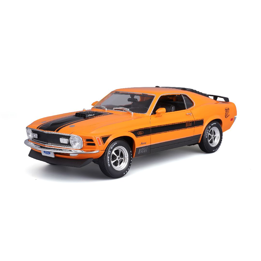 Maisto 1/18 SE 1970 Ford Mustang Mach 1 (Orange)