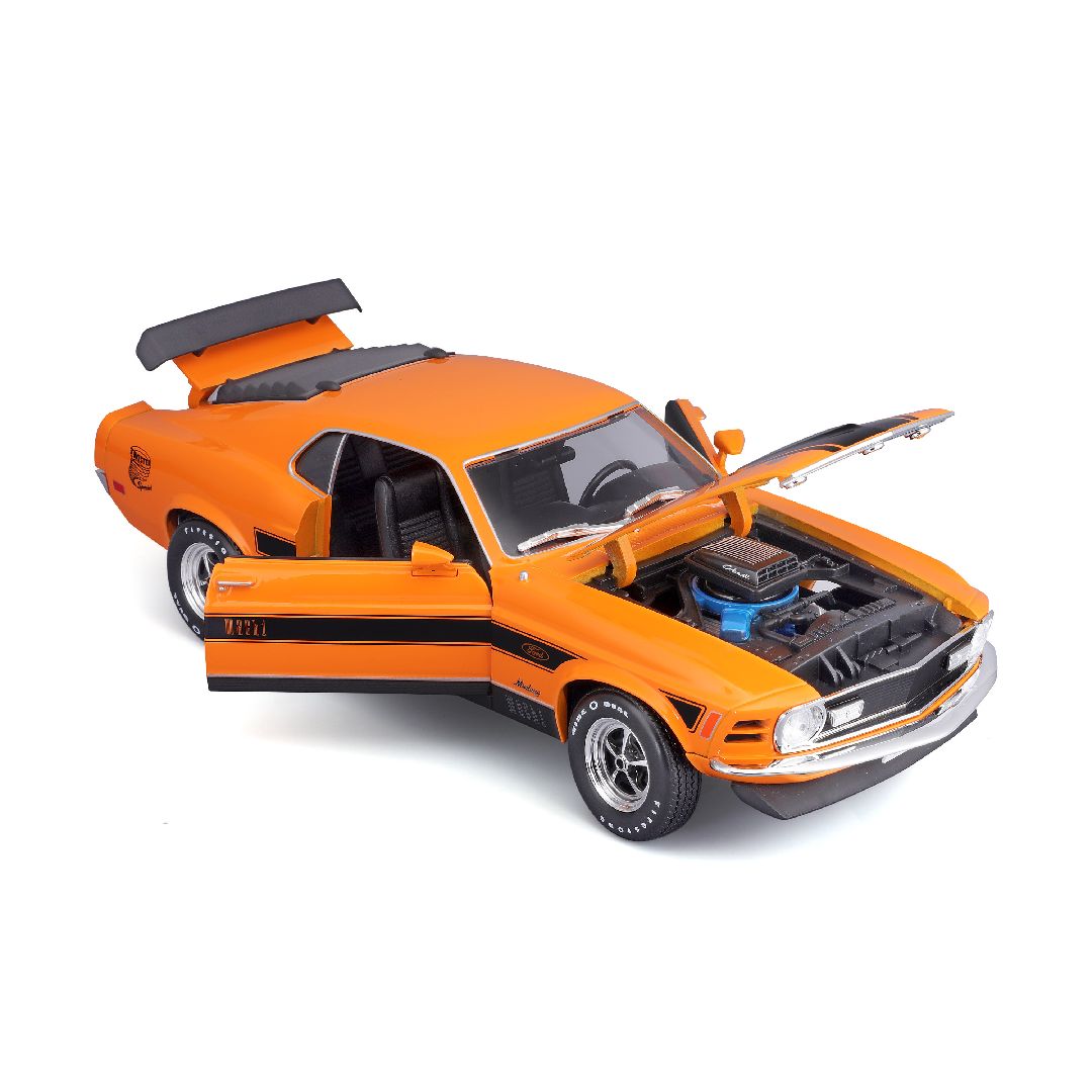 Maisto 1/18 SE 1970 Ford Mustang Mach 1 (Orange)