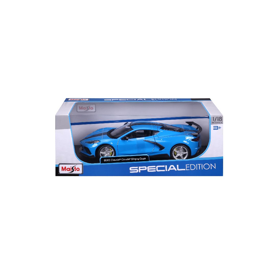 Maisto 1/18 SE 2020 Chev Corvette Stingray Z51 (Blue)