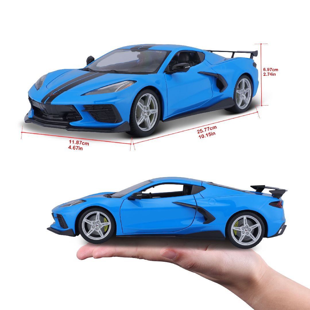 Maisto 1/18 SE 2020 Chev Corvette Stingray Z51 (Blue)