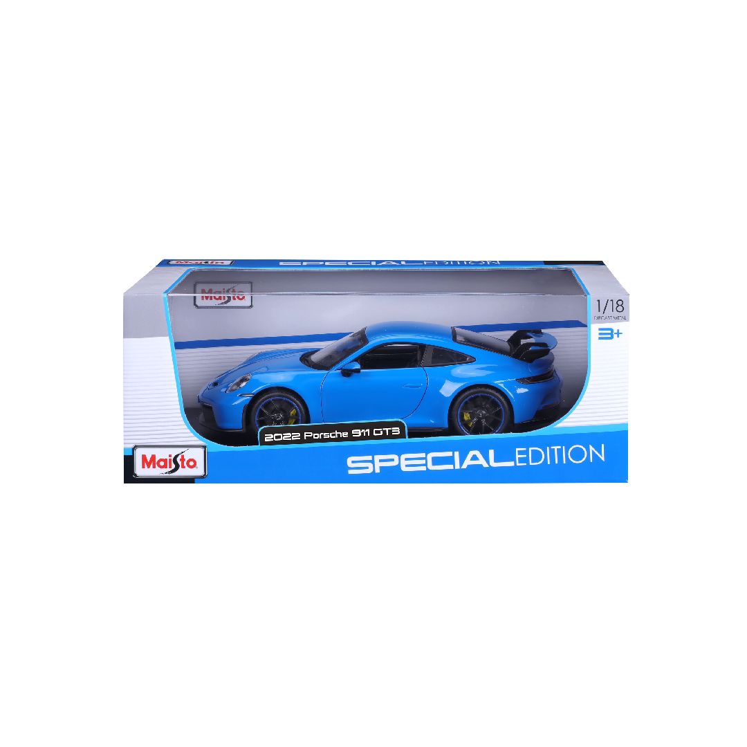 Maisto 1/18 SE 2022 Porsche 911 GT3 - Blue