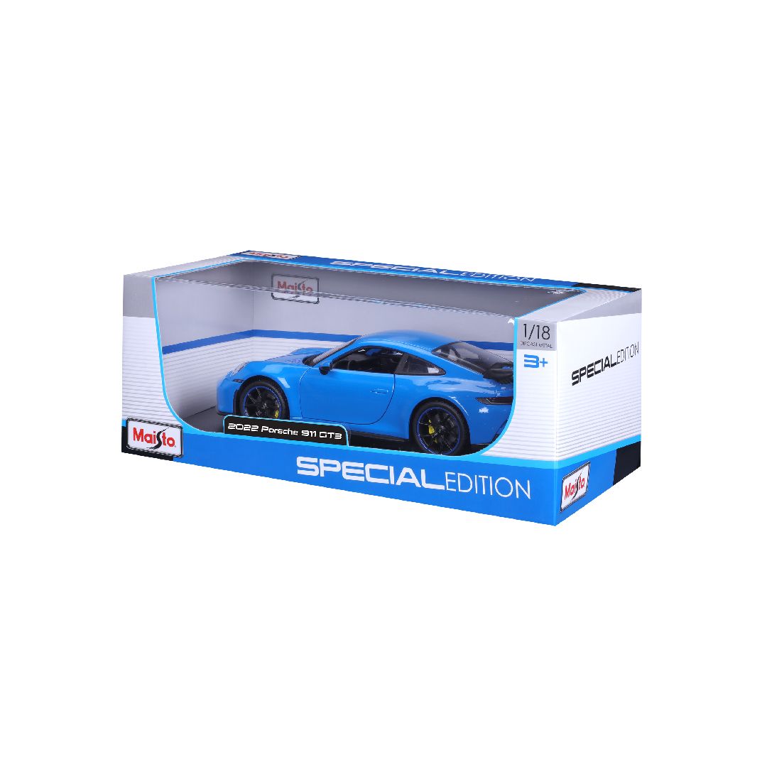 Maisto 1/18 SE 2022 Porsche 911 GT3 - Blue
