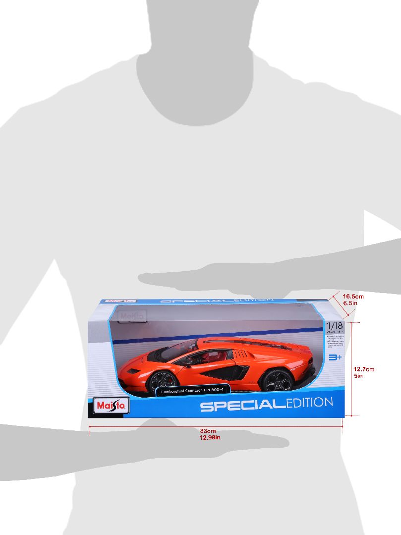 Maisto 1/18 SE 2022 Lamborghini Countach LPI 800-4 - Orange