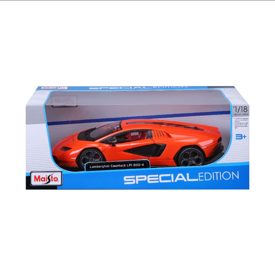 Maisto 1/18 SE 2022 Lamborghini Countach LPI 800-4 - Orange